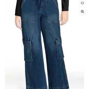 Time and Tru Dark Blue Flare Jeans